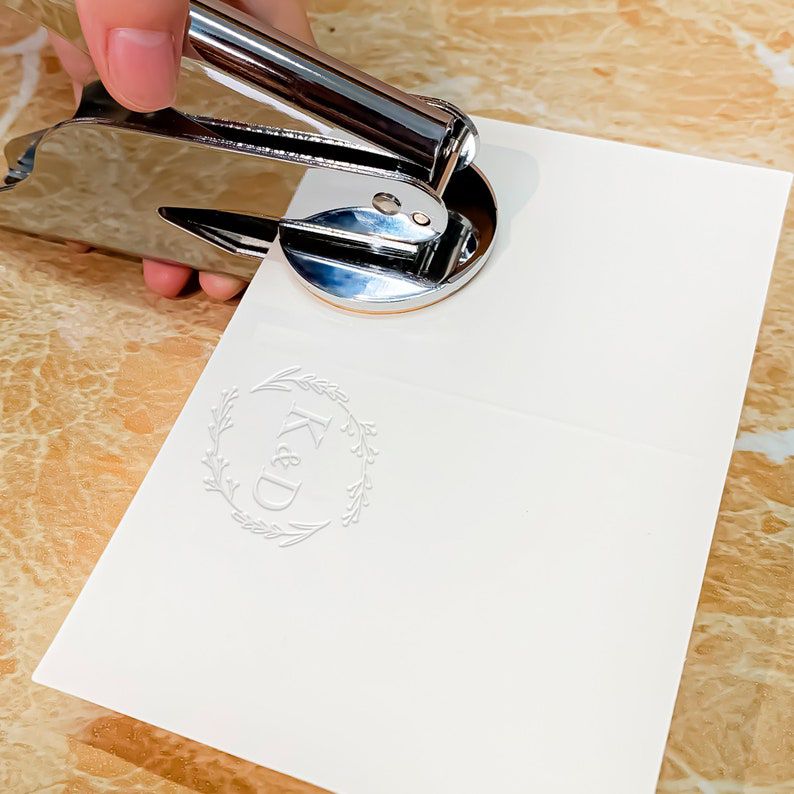 Custom Papper Embosser Stamp