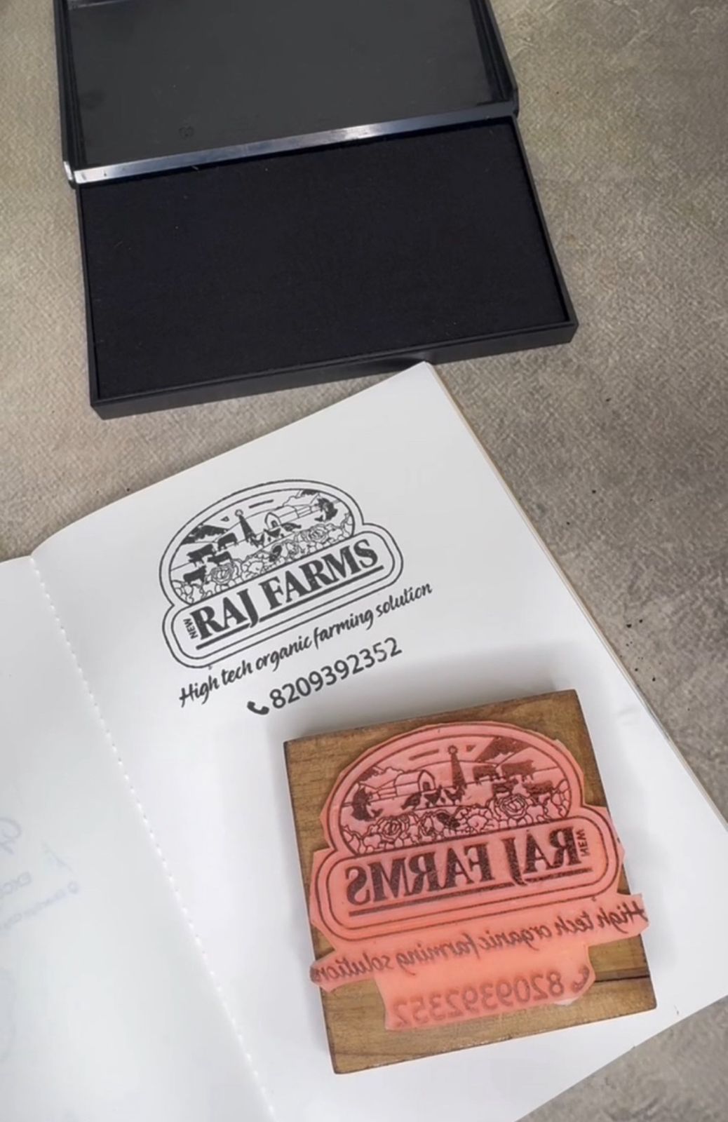 Custom Stamp Design/Logo Business Rubber Stamp