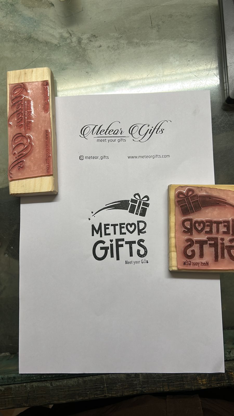 Custom Stamp Design/Logo Business Rubber Stamp
